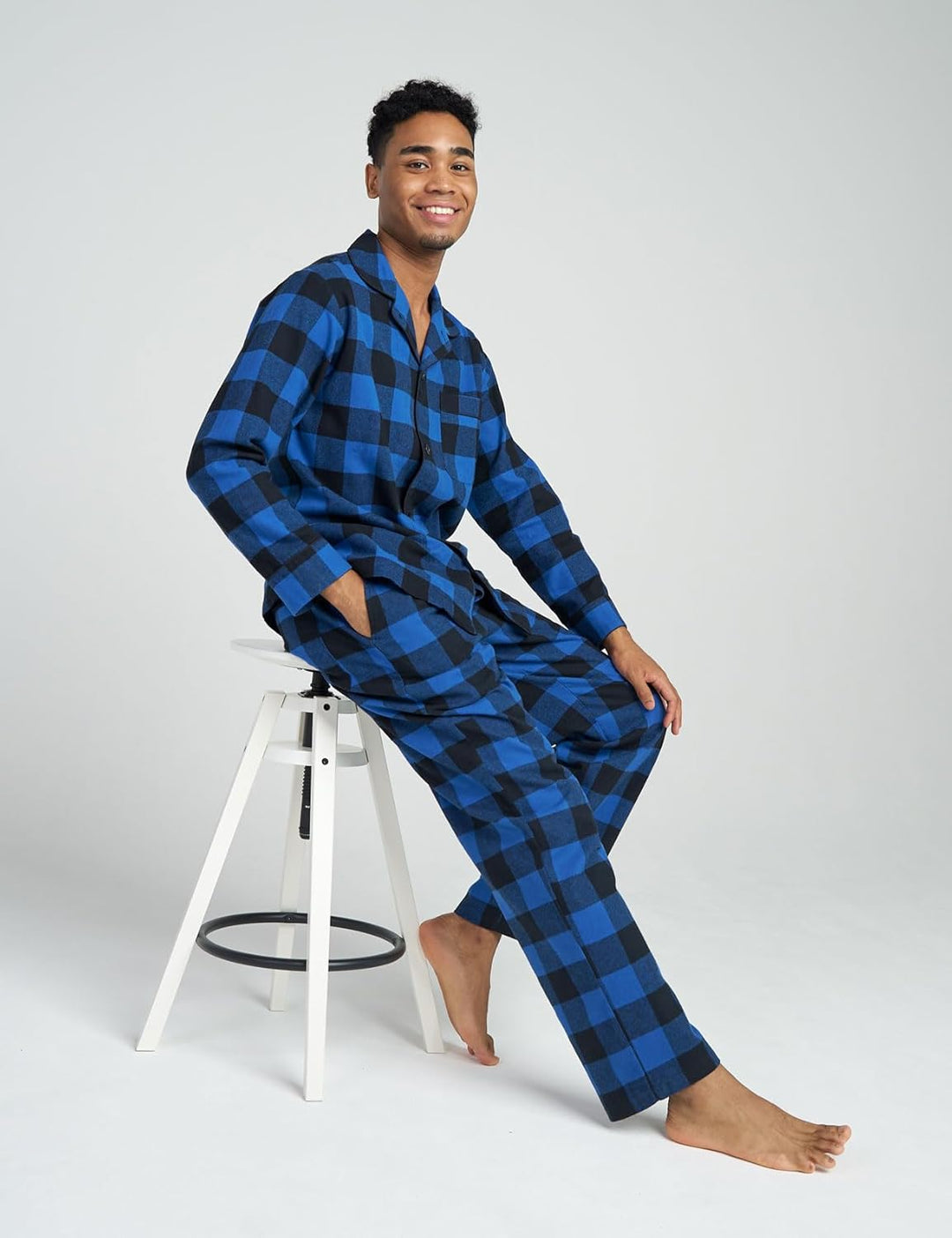 LAPASA Herren Pyjama-Set Schlafanzugset (Extra Warm Flecce Set M129, Wärmer Flanell Set M95, Warm Fl