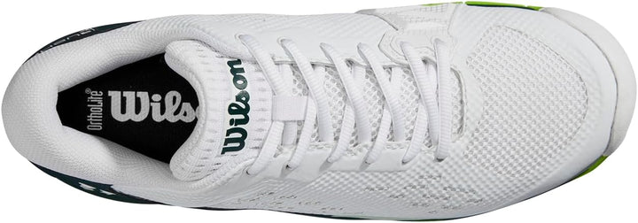 Wilson Herren Herren Rush Pro 4.0 BladeSneaker 43 1/3 EU White Ponderosa Pine Jasmine Green, 43 1/3
