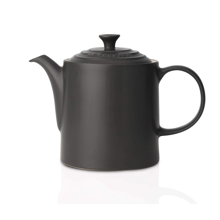 Le Creuset Hohe Kanne aus Steinzeug 1,3 Liter, Steinzeug, Schwarz, 70703130000000 Matt Schwarz 1.3 L
