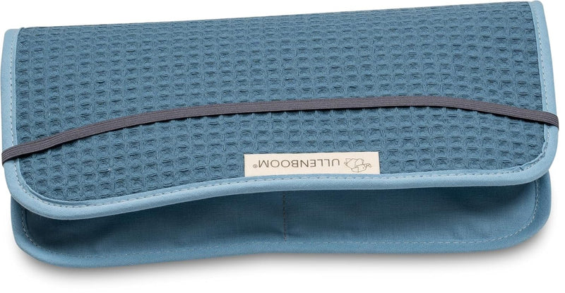 ULLENBOOM Windeltasche für unterwegs, Blau, Made in EU - Wickeltasche für bis zu 3 Windeln, Feuchttü