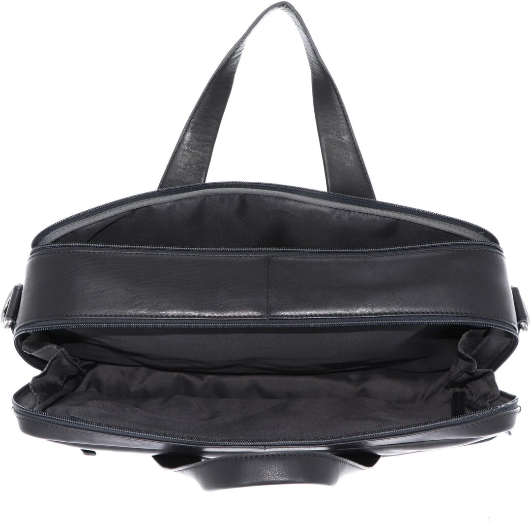 Leonhard Heyden Hamburg - Aktentasche 15" 40 cm Schwarz, Schwarz