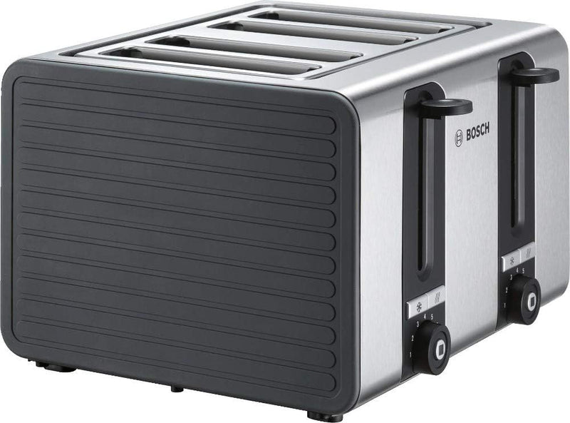 Bosch 4-Schlitz Toaster TAT7S45, mit Abschaltautomatik, mit Auftaufunktion, ideal für 4 Scheiben Toa