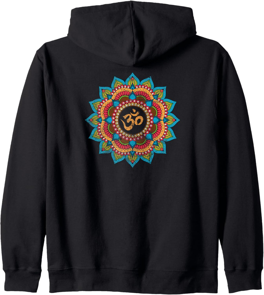 Buddhism Om Meditation Yoga Mandala Goa Sacred Chakra DMT Kapuzenjacke