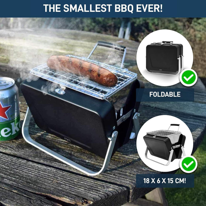 MikaMax, MM, Die kleinste Grill der Welt, Grills, Super kompakt, Klappbarer Grill, Camping-Grill, Va