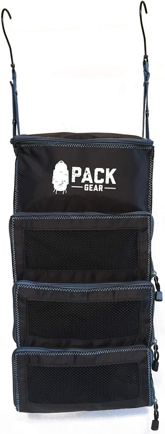 Pack Gear Hängekoffer-Organizer, Standard-Gepäck-Organizer zum Aufhängen, passt in jeden Handgepäck-