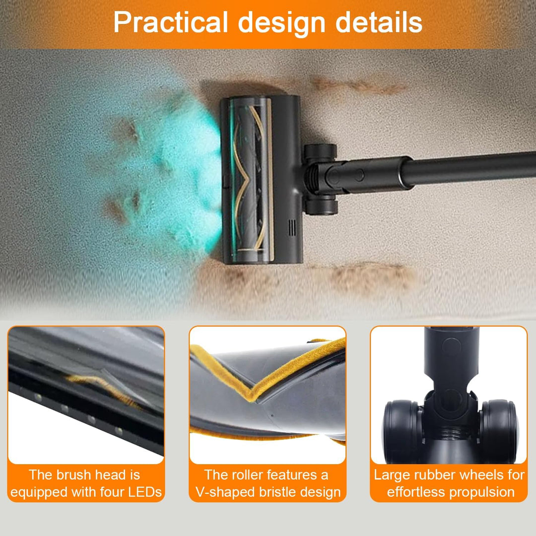 BodenBürste für Dreame T20 R20 T30 R30 V11SE V12 V12 Pro T20 pro R10 Staubsauger, ollenbürstenkopf m