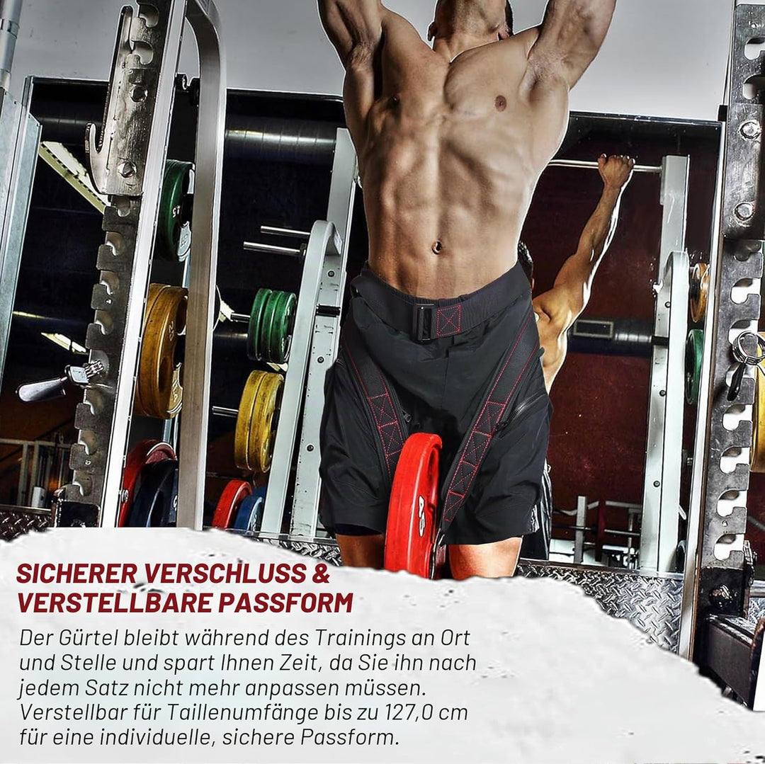 TAVIEW Gürtel für Kniebeugen, Rackbefestigung & Kniebeugenmaschine, Gewichtheben & Powerlifting – Rü