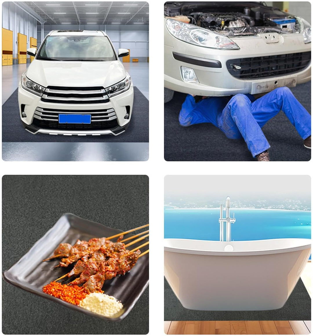 Ölmatte unter dem Auto, rutschfest, für Ölverschmutzungen, Bodenschutz, Auffahrt, Bodenschutz, wasch