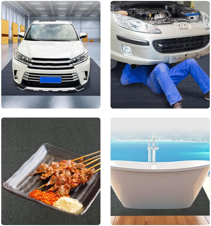 Ölmatte unter dem Auto, rutschfest, für Ölverschmutzungen, Bodenschutz, Auffahrt, Bodenschutz, wasch