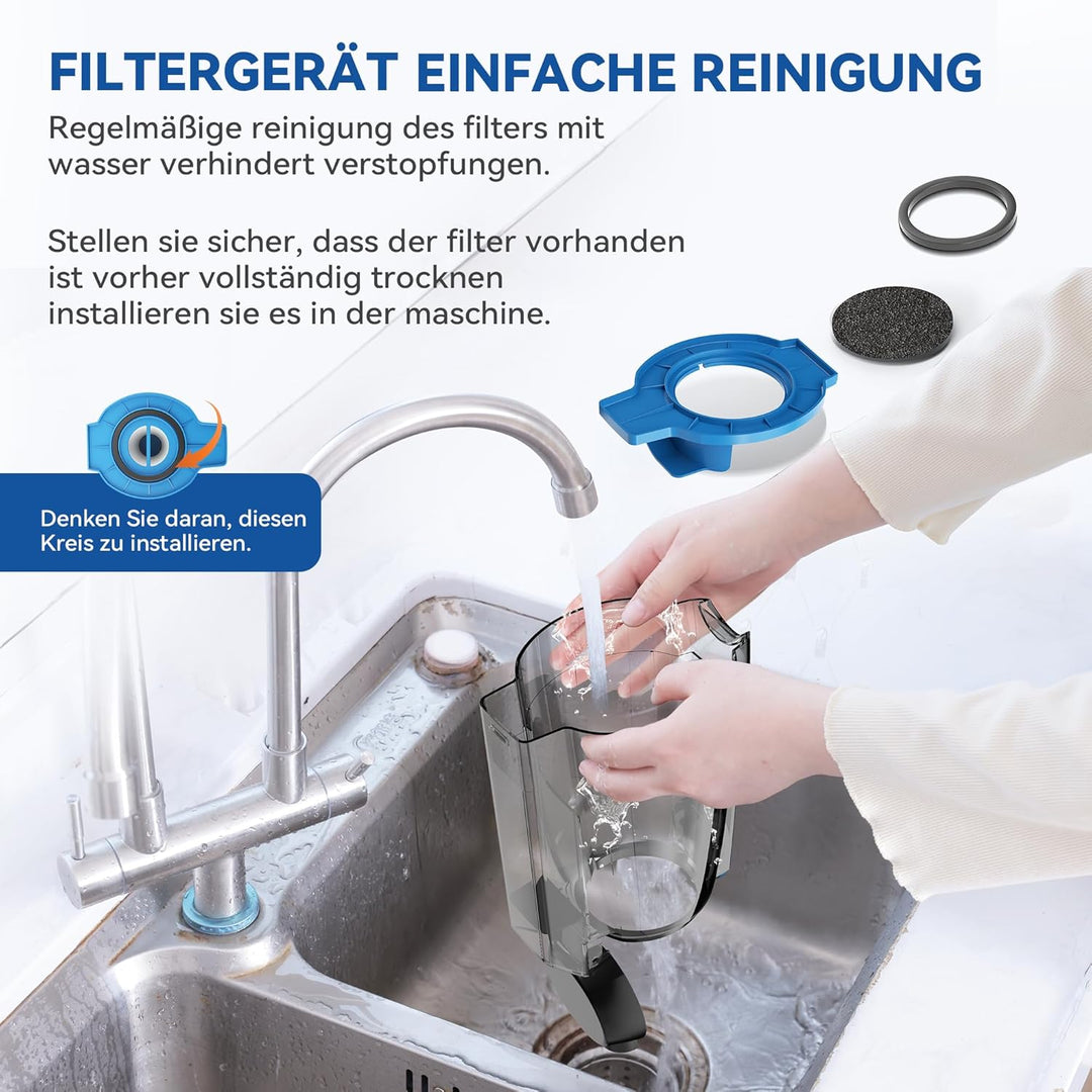 Staubsauger, Stielstaubsauger mit Kabel Handstaubsauger 20Kpa 600W, 3 in 1 Staubsauger Beutellos mit