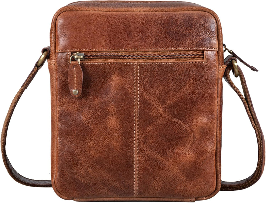 STILORD Ryan Crossbody Tasche Herren Leder Kleine Herrentasche zum Umhängen Vintage Ledertasche 9,7
