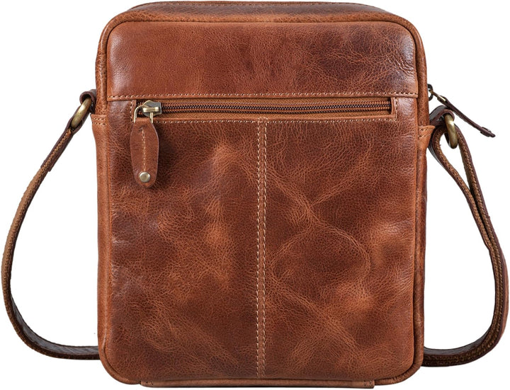 STILORD Ryan Crossbody Tasche Herren Leder Kleine Herrentasche zum Umhängen Vintage Ledertasche 9,7