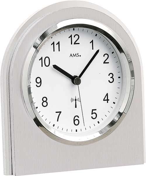 AMS 5198 Tischuhr Design, 13 x 13 x 6 cm