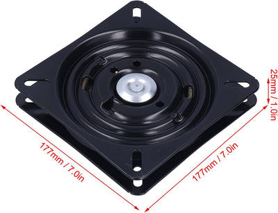 Drehteller-Basis, 7-Zoll-Stuhl-Drehteller-Basis Automatischer Rebound-Hocker Rotierende Basis-Platte