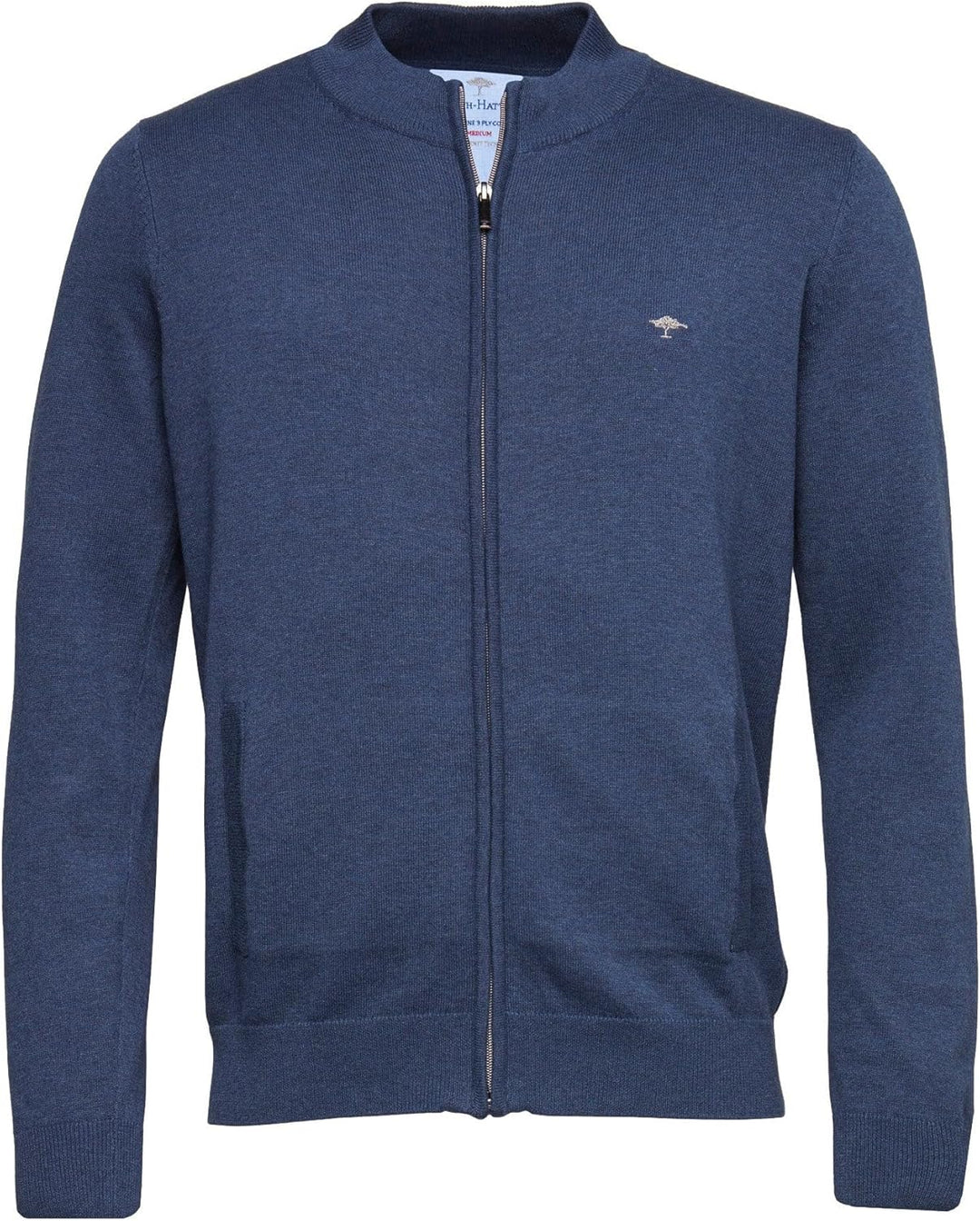 FYNCH-HATTON Weicher Strickjacke aus feiner Baumwolle mit Reissverschluss S Earth, S Earth