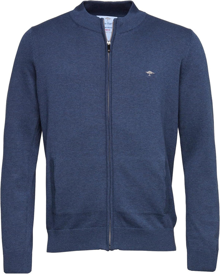 FYNCH-HATTON Herren Cardigan-Zip Strickjacke S Grau (Charcoal 998), S Grau (Charcoal 998)
