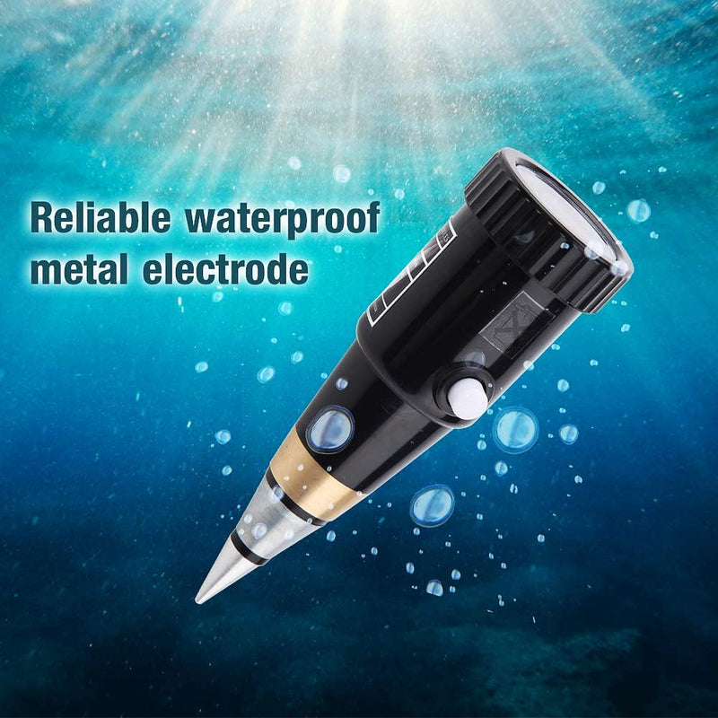 VT-05 Boden-PH-Messgerät, wasserdichter wasserdichter Metallelektrodenprüfer mit 3-8 pH-Wert, tragba
