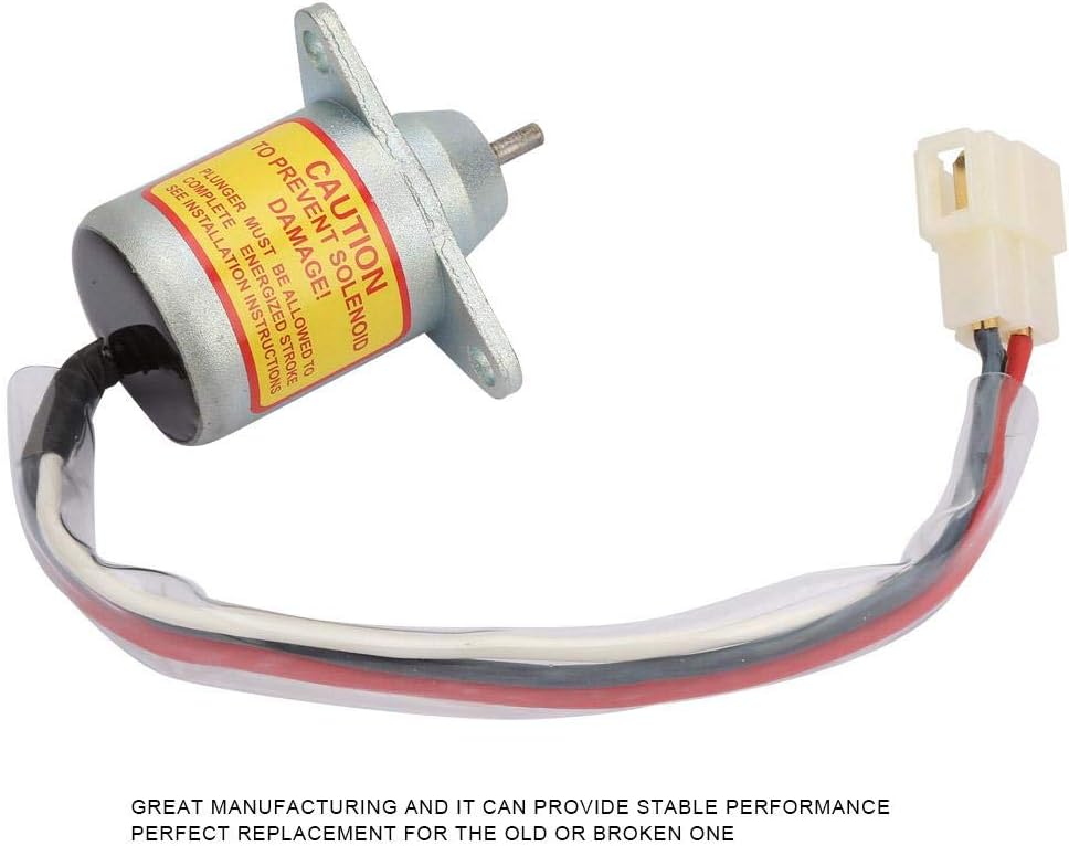 Magnetventil, 12 V 1503ES-12S5SUC5S Dieselkraftstoff Motor Abschaltstopp Magnetventil Austauschsatz