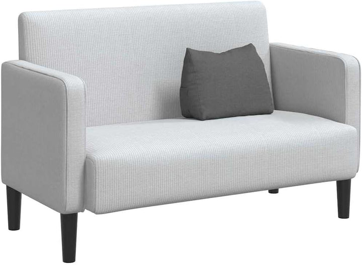 vidaXL Rückenkissen Dunkelgrau 45 x 20 x 35 cm Stoff, Kissen für Wohnzimmer, moderner Bezug, abnehmb
