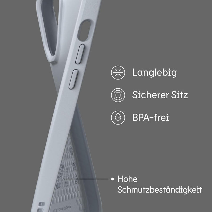 RhinoShield Case kompatibel mit [iPhone 15 Plus] | SolidSuit - MagSafe-kompatibel -Stossdämpfende &