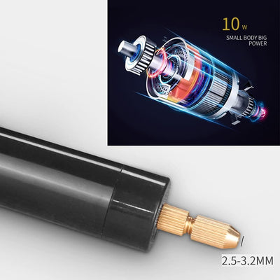 Lobounny Mini Elektrische Bohrmaschine Handheld Bohrer Kit Epoxy Harz Schmuck Herstellung Holz Handw