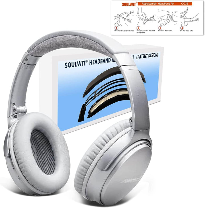 SOULWIT Ersatz Kopfband Headband für Bose QC35 & QuietComfort 35 II (QC35 ii) Kopfhörer,DIY Stirnban