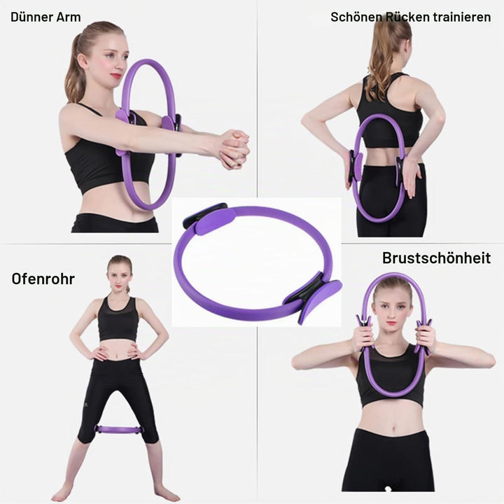 HoldOneLight Essential Pilates Workout Kit für Frauen - Enthält Pilates Ring, 25cm Yoga Ball, Booty