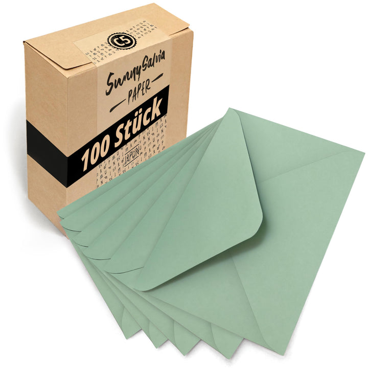Japun – Briefumschläge (100 Stück) aus Papier, Kuvert, Umschlag ohne Fenster - DIN C5-220 x 156 mm -