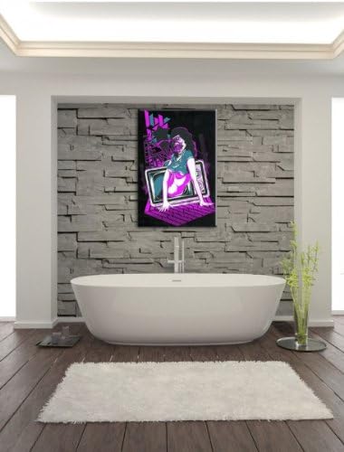 Dark Shes alive black Leinwandbild Bild auf Leinwand, XXL riesige Bilder fertig gerahmt mit Keilrahm