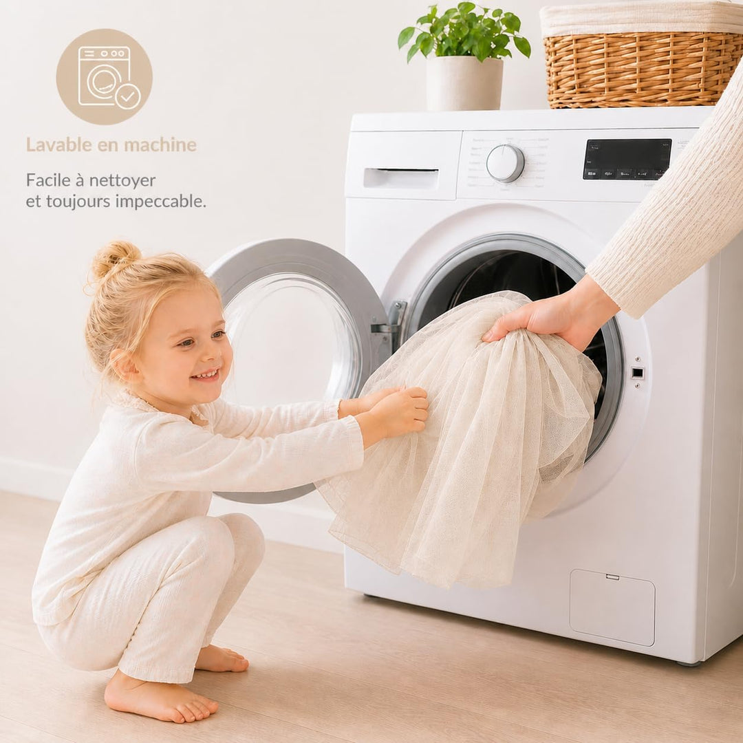 YellowNest Hausbett Himmel aus 100% Polyester – Einzelstück - Atmungsaktiv und trapazierfähig – Bett