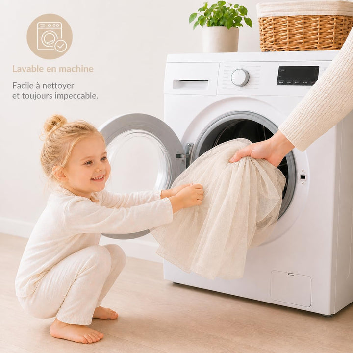 YellowNest Hausbett Himmel aus 100% Polyester – Einzelstück - Atmungsaktiv und trapazierfähig – Bett