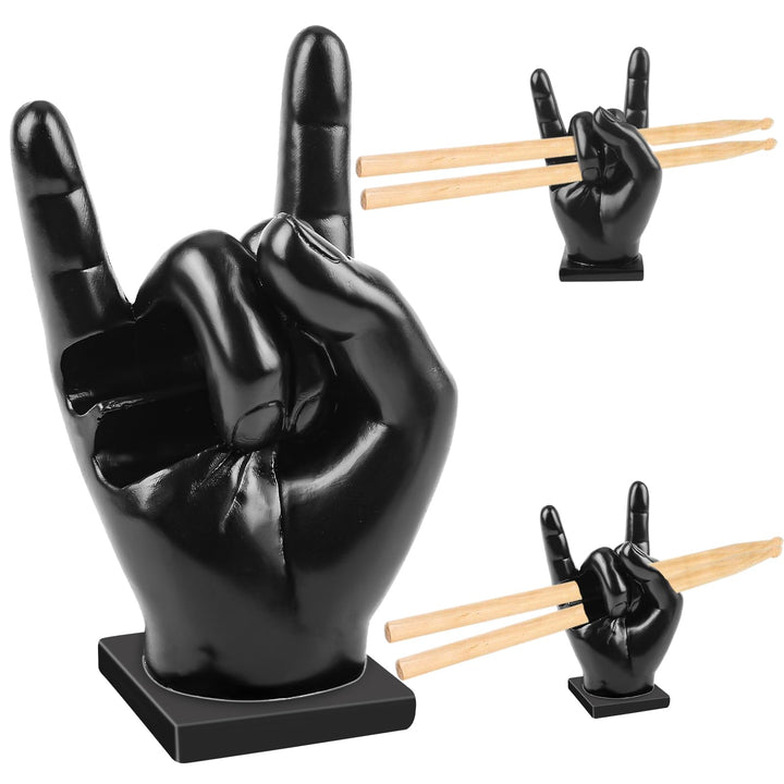 Drumstick Halter Drumsticks Holder Hand, Schlagzeug Zubehör Display Show Rack, Harz Rock Hand Drum S