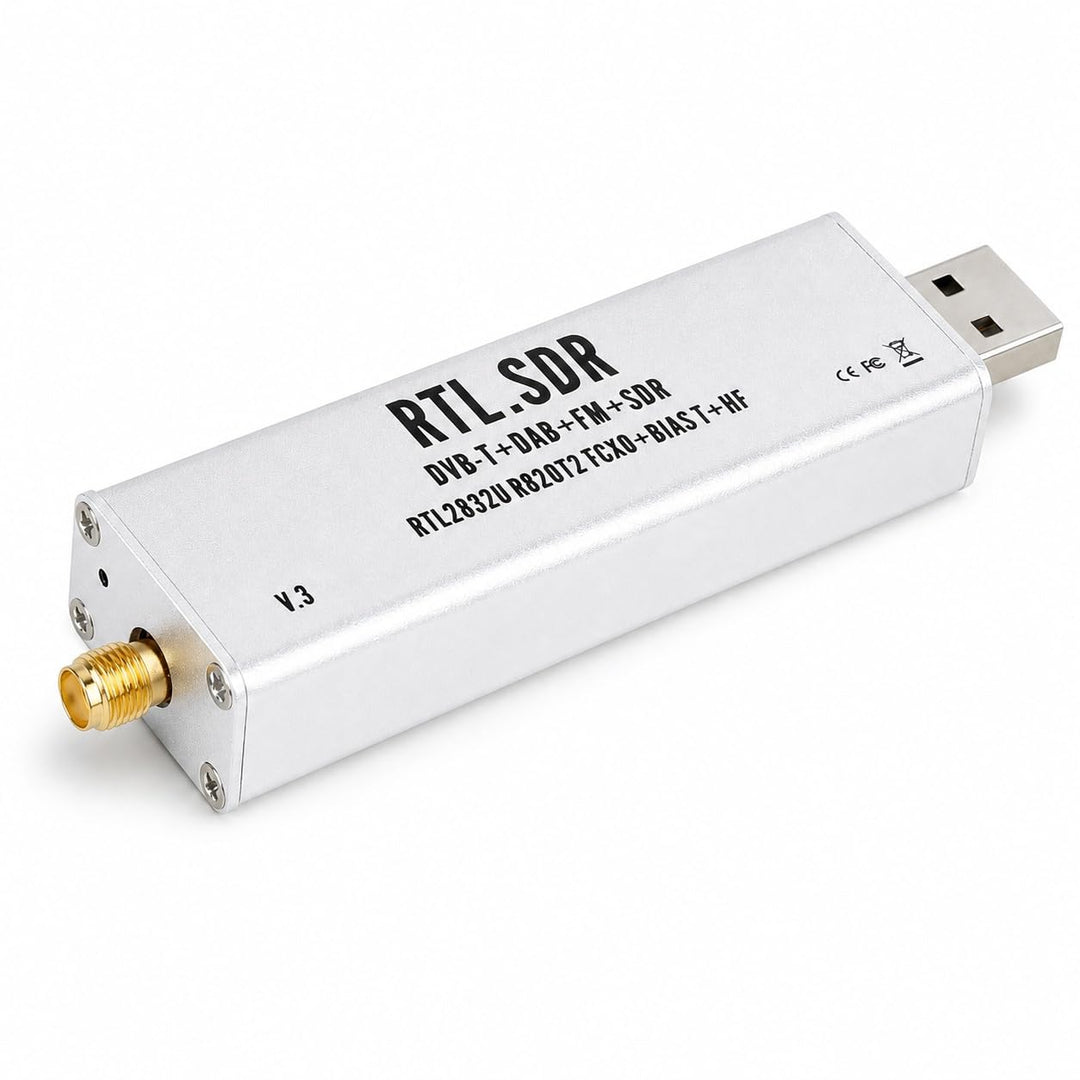 Elprico RTL SDR Stick, 0,1-MHz-1,7-GHz-Vollbandempfänger RTL SDR Funkkommunikationssystem-basiertes