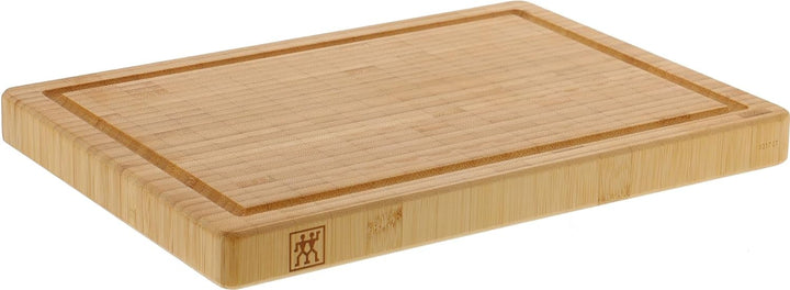 ZWILLING Schneidbrett aus massiven Bambusholz mit Saftrille, beidseitig nutzbar, gross, 42 x 31 cm 4