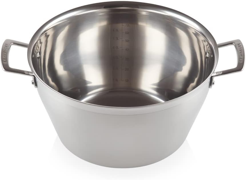 Le Creuset Einkochtopf aus 3-ply Edelstahl, Ø 30 cm, Für alle Herdarten inkl. Induktion geeignet, Si