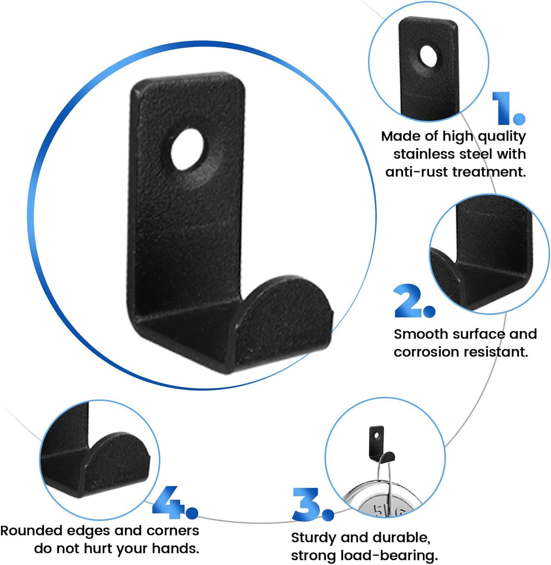 Diakey 28er Pack Vinyl-Platten Wandmontage-Displayhalter, Edelstahl-Vinyl-Platten-Speichergestell Wa
