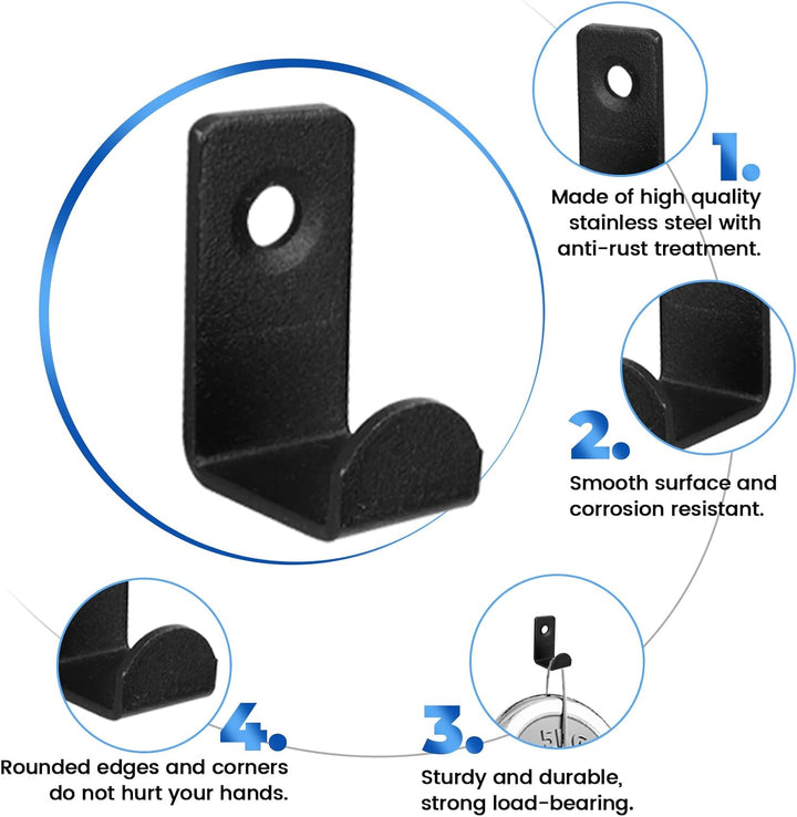 Diakey 28er Pack Vinyl-Platten Wandmontage-Displayhalter, Edelstahl-Vinyl-Platten-Speichergestell Wa