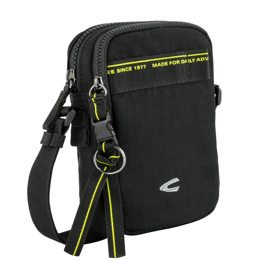 camel active bags Spirit Damen Umhängetasche Crossbody Bag Mini Schwarz Schwarz 12,0 x 5,0 x 17,0 (L