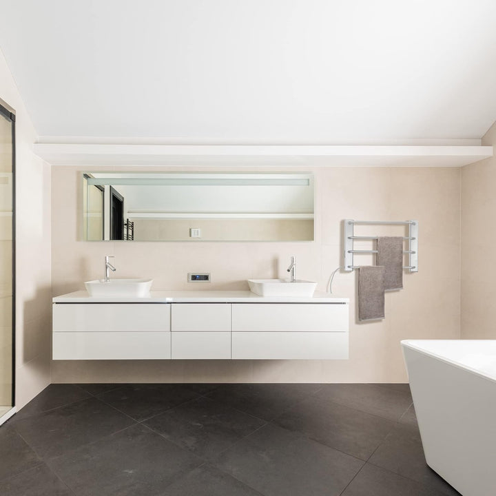 FISHTEC - Trockner Elektrisches Handtuch Wandmontage 60W - Ohne Thermostat - Handtuchhalter Badezimm