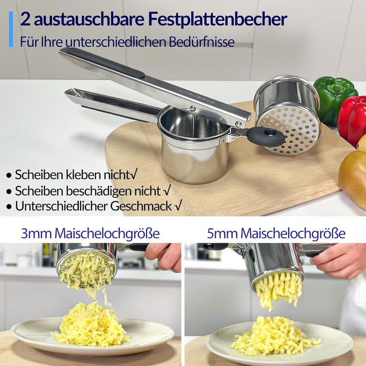 SPEENSUN Kartoffelpresse 2-replaceable cups, 2-replaceable cups