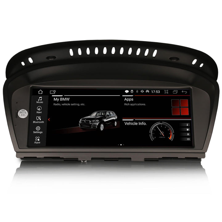 Erisin 8.8 Zoll 8-Kern Android 12.0 GPS Autoradio CarPlay Navi für BMW 3er E90 E91 E92 E93 5er E60 E