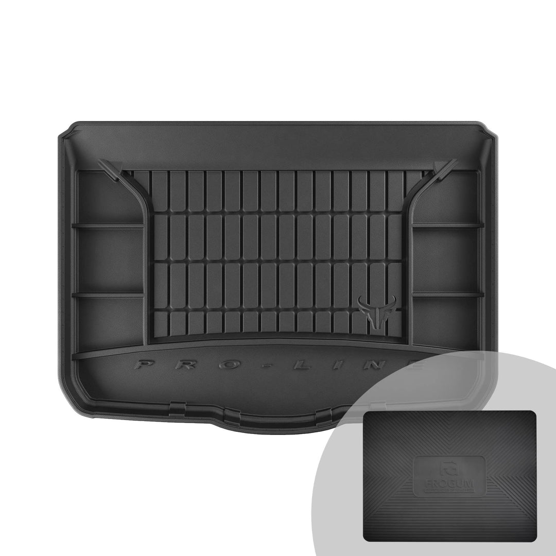 FROGUM ProLine 3D Gummimatte Exklusive Auto Kofferraummatte Kofferraumwanne für Audi Q2 ab 2016 | Be