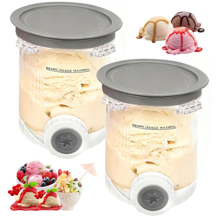 Behälter für Ninja Creami Swirl NC701EU 480ML BPA-Frei und Spülmaschinenfest Becher kompatibel mit N