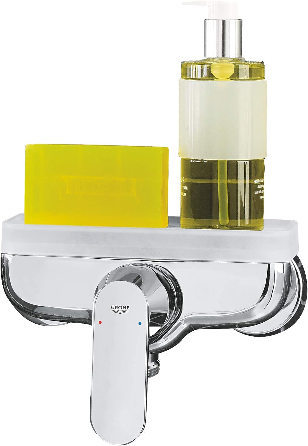 GROHE Eurosmart Cosmopolitan Badarmaturen - Einhand-Brausebatterie (DN 15, Wandmontage) chrom, 32837
