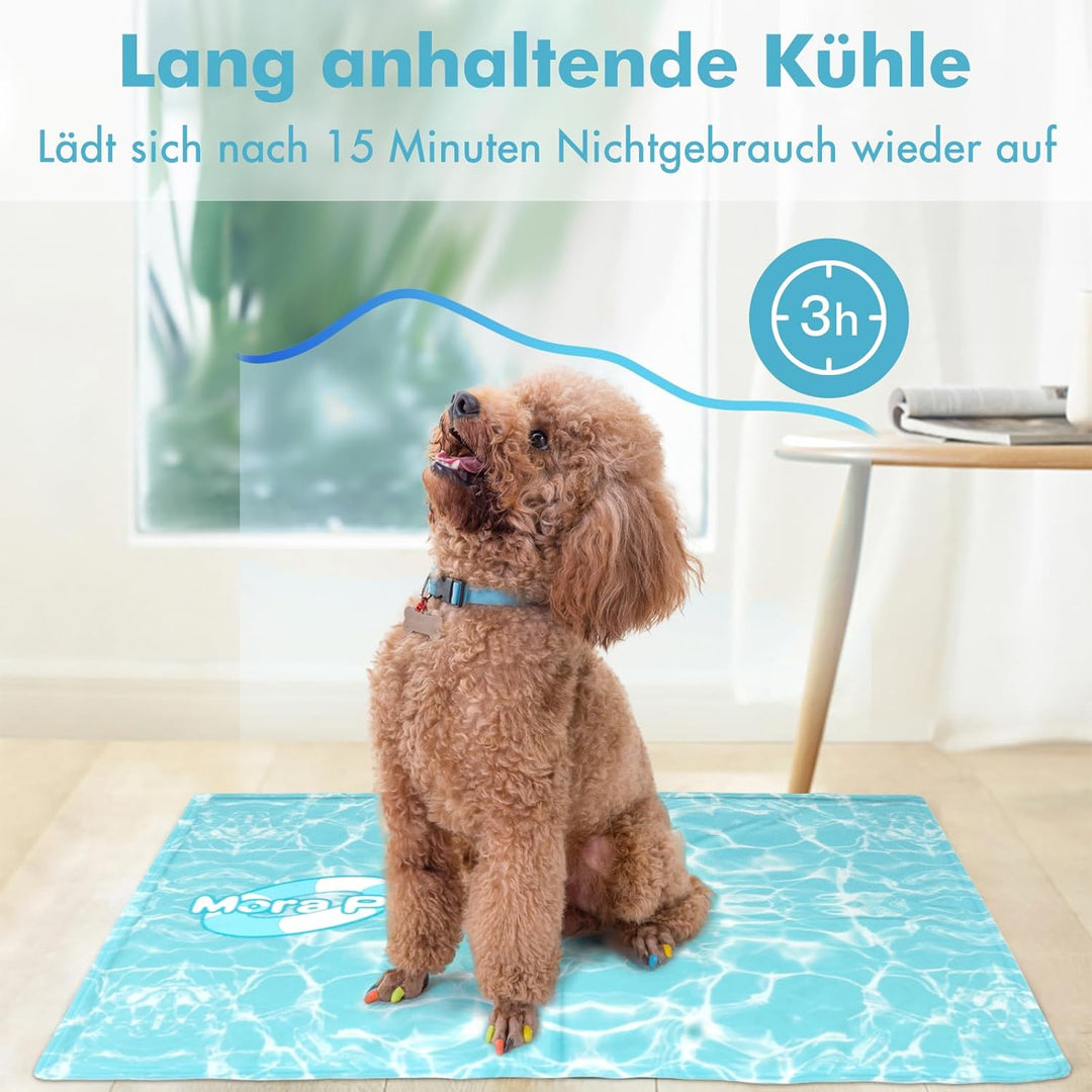 Pawtasy Kühlmatte Hunde Katzen Kühldecke für Hunde Kühlkissen mit Ungiftiges Gel Hundekühlmatte Selb
