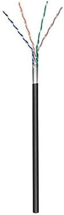 Goobay 57295 CAT 5e Outdoor Netzwerkkabel, F/UTP, Schwarz