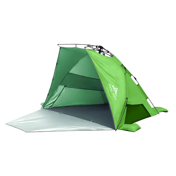 Three Bears Pop-Up-Strandzelt – UV-Schutz LSF 50+, leichte und tragbare Cabana für 3–4 Personen, ein