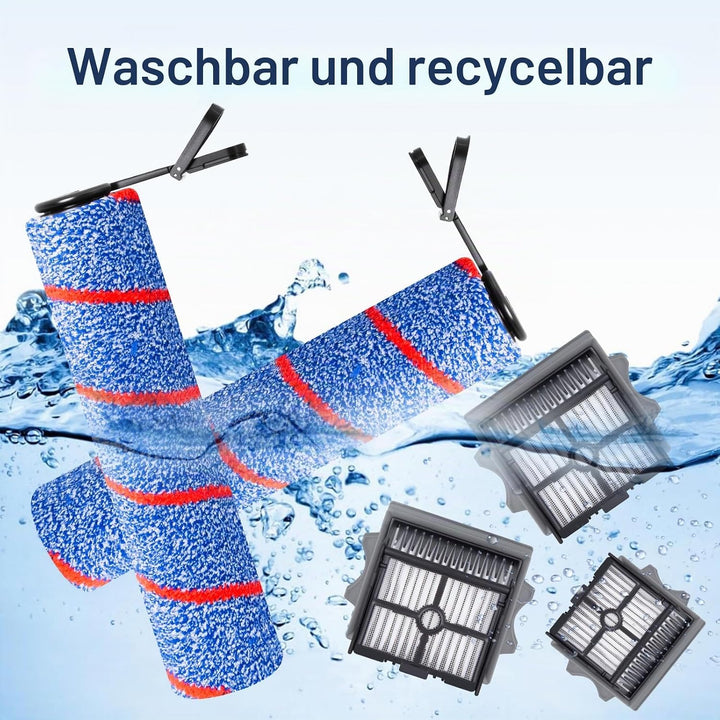Bürstenwalzen und Filter Ersatz für Tineco Floor One S7 Artist/Stretch S6/SWITCH S6/SWITCH S6 Stretc