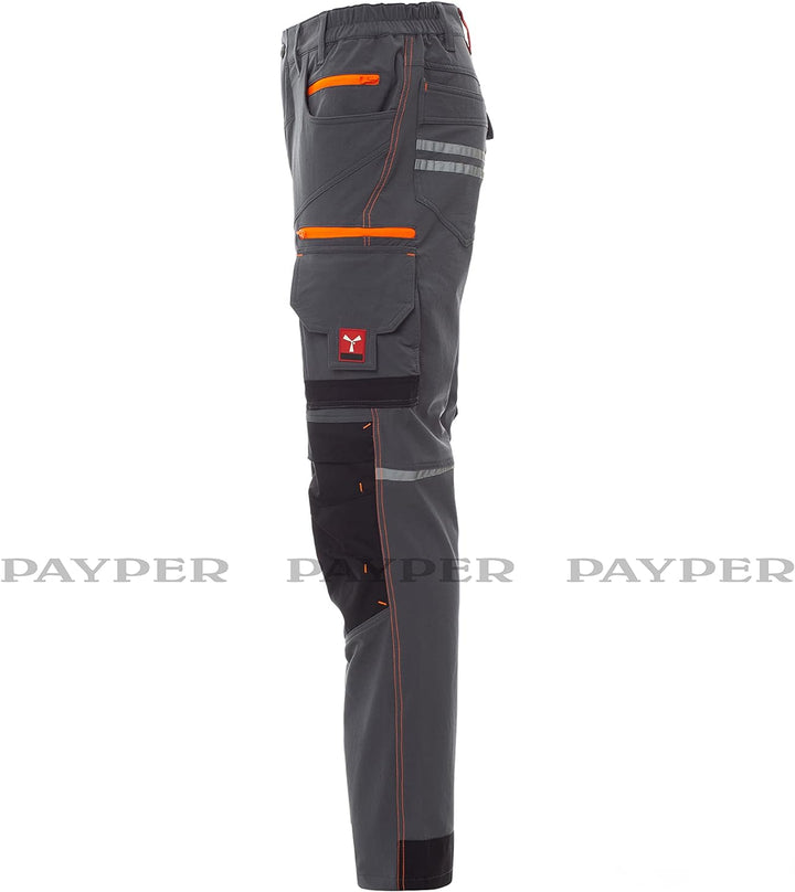 PAYPER NEXT4W Arbeitshose 4-Way-Stretch Unisex-Hose Hightech-Nylon mit 90% Polyamid und 10% Elasthan