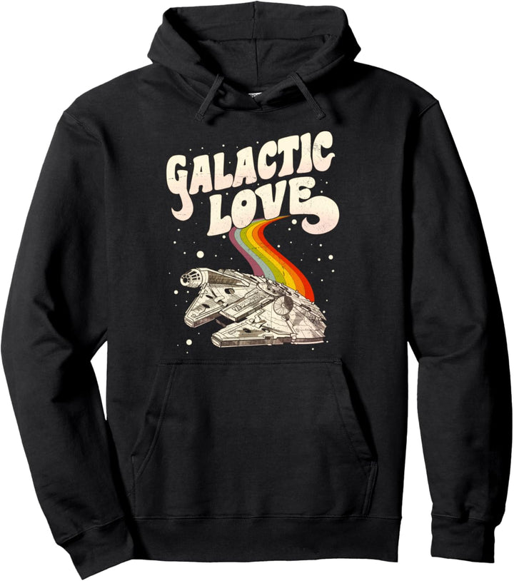 Star Wars Millennium Falcon Galactic Love Pullover Hoodie